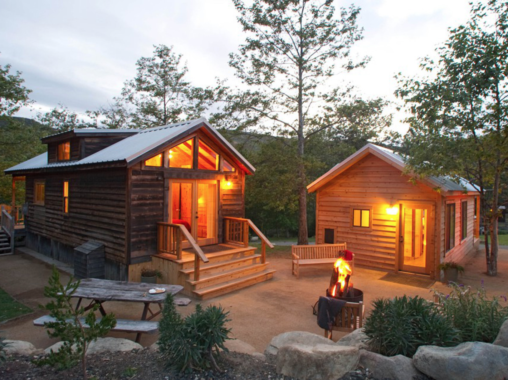 10 Amazing Camping Cabins and Private Houses to Rent